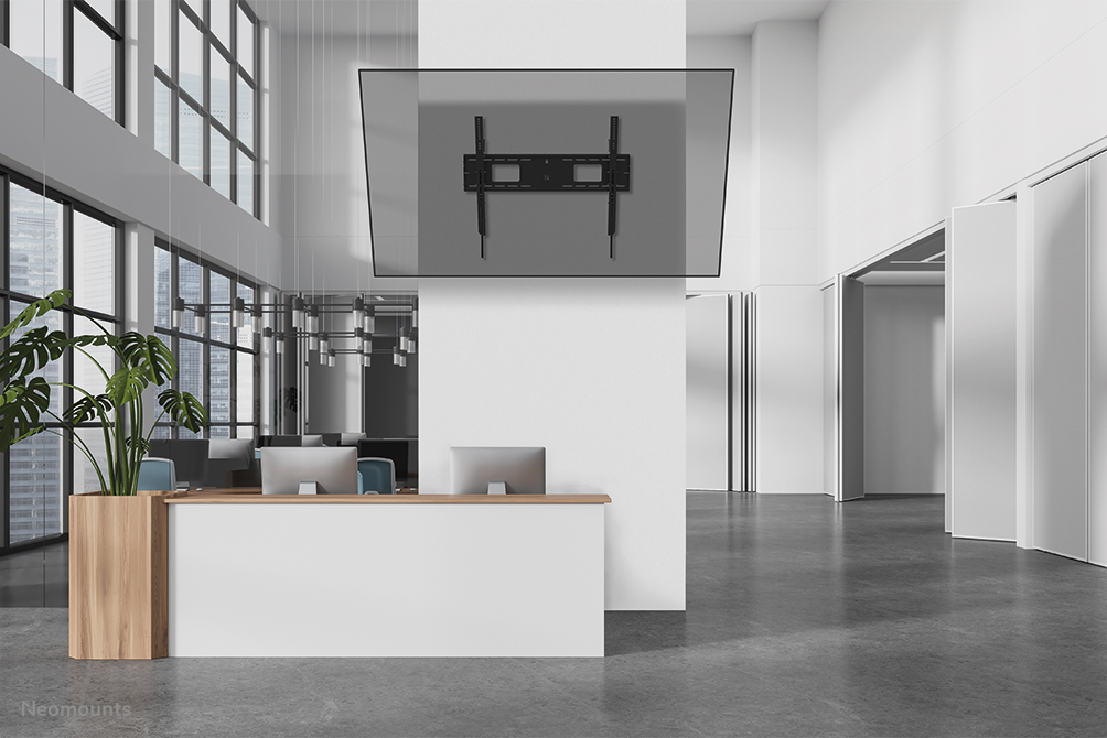Neomounts WL35-750BL18 Support mural inclinable pour écran 43-98" - verrouillable - installation rapide - TÜV